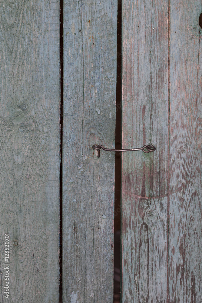 old blue planks with closure old blue planks with closure
