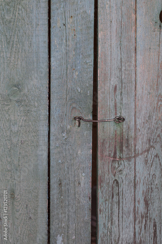 old blue planks with closure © marcinmaslowski