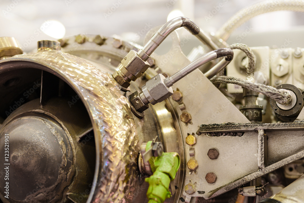 Detail of gas-turbine auxiliary power unit