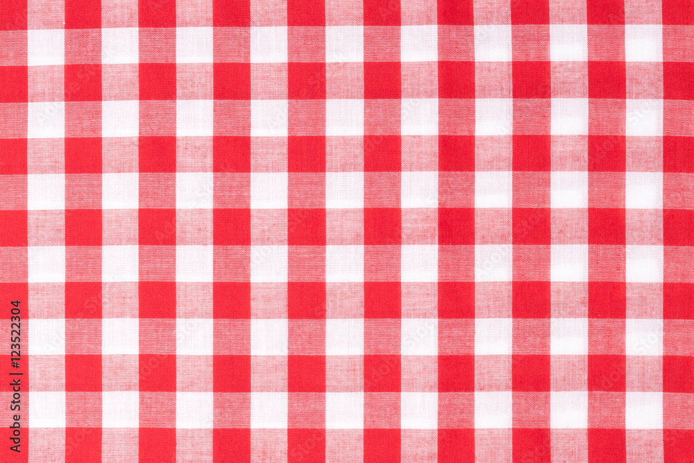 Seamless red checkered tablecloth background Seamless red checkered tablecloth background