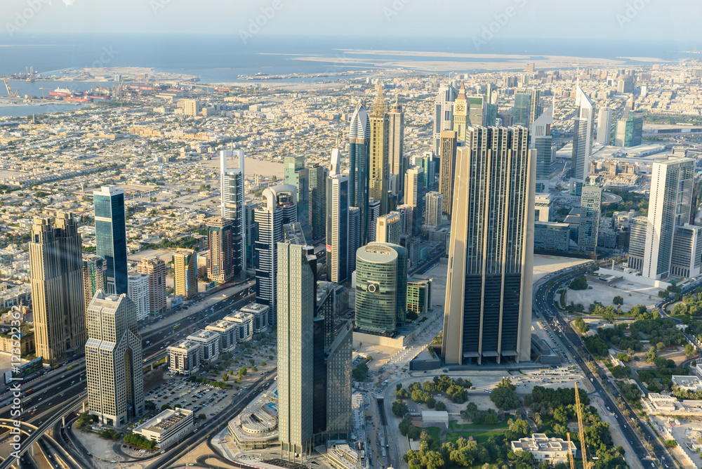 City Skyline of Dubai, United Arab Emirates