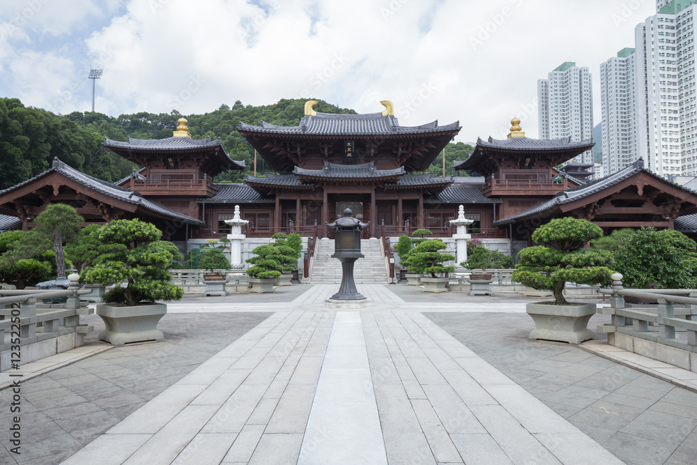 Chi lin Nunnery, Tang dynasty style temple, Hong Kong Chi lin Nunnery, Tang dynasty style temple, Hong Kong