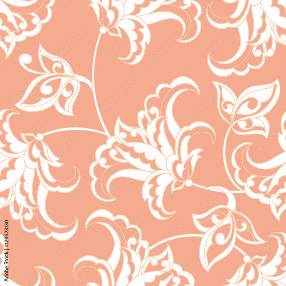 floal seamless vector pattern