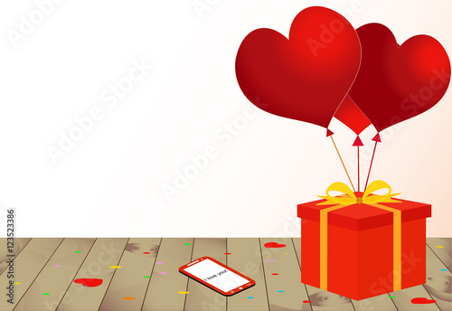declaration of love, write a message on the phone