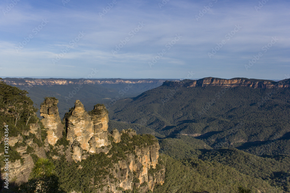 Three Sisters in the Blue Mountains