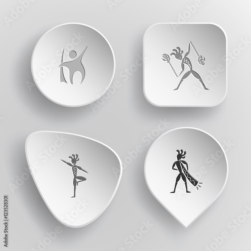 Free Download 4 images: abstract little man, ethnic little man with fire poi, - GFXLoad