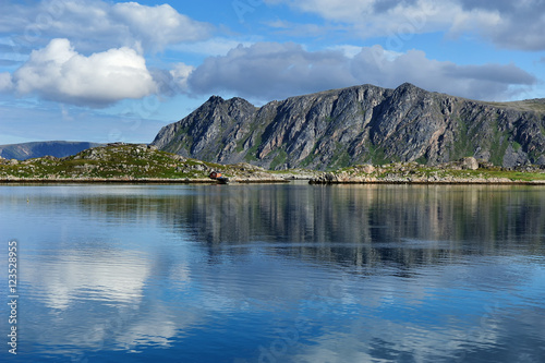 landscape of Mageroya Island, Norway photo