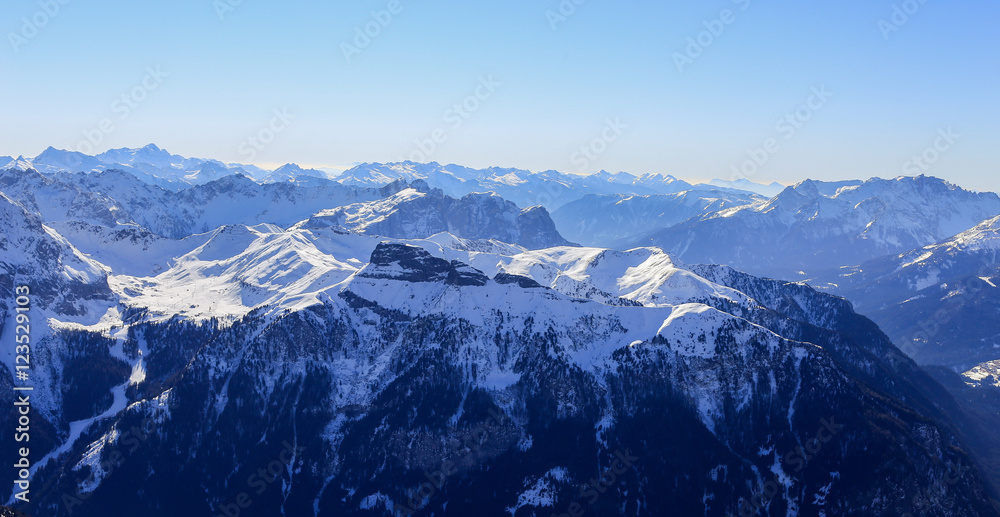 Mountain view in Dolomites