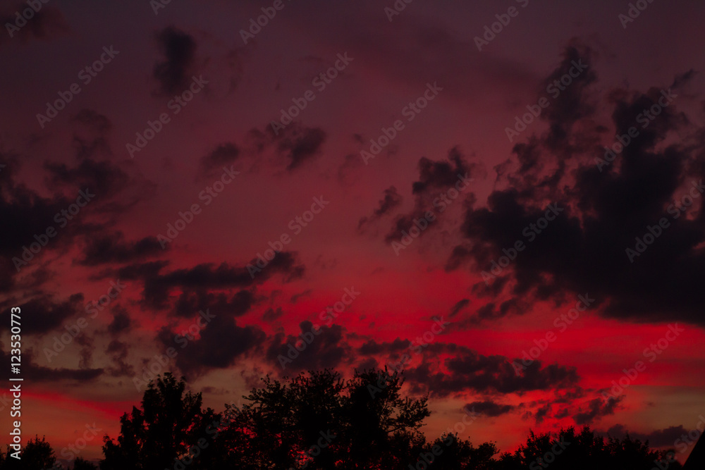 Sunset Over Lake Constance