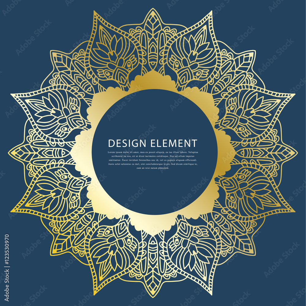 Abstract Ornate Element for Design