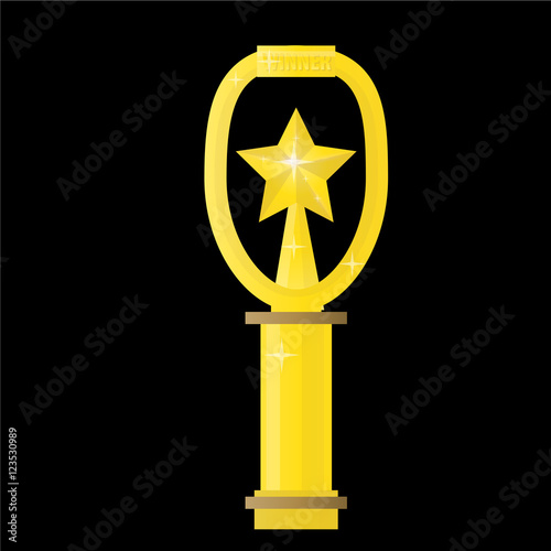 Award Vector illustration isolated on white background photo