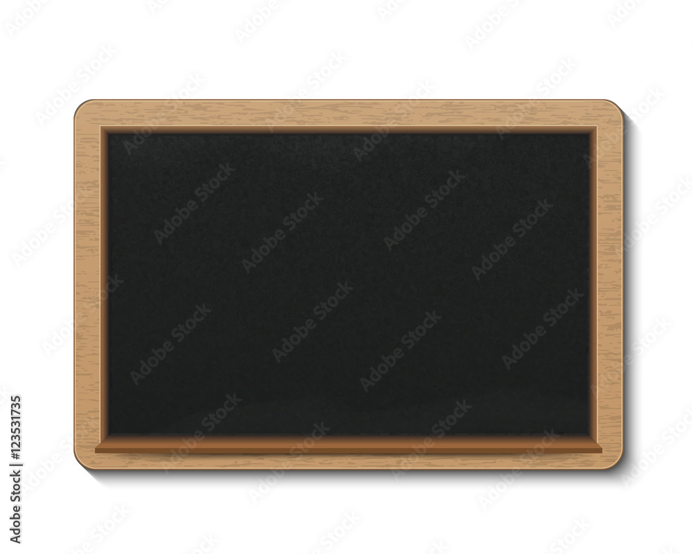 Blank blackboard isolated on white background,Vector illustration Blank blackboard isolated on white background,Vector illustration