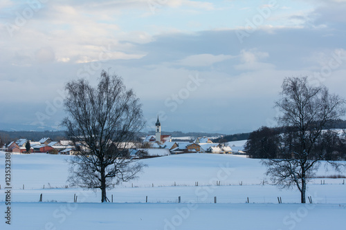 Allgäudorf im Winter
