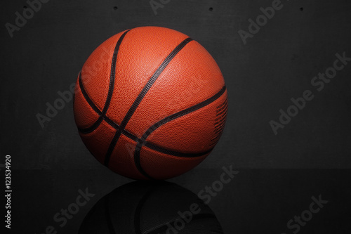 A picture of a basketball close up © zhagunov_a