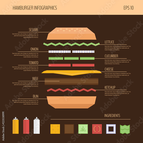 Hamburger infographic