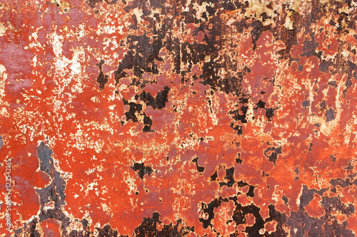 Rusty painted metal texture