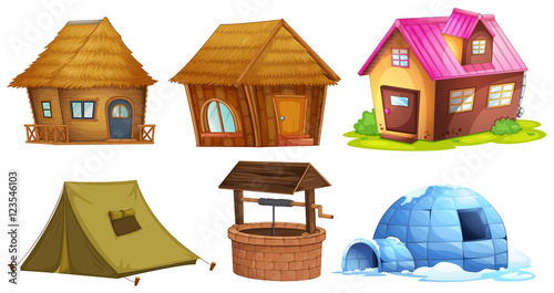 Different kinds of shelters