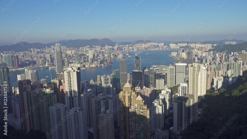 Panorama of Hong Kong city, view from Victoria peak 4k
Panorama of Hong Kong city, view from Victoria peak 4k
