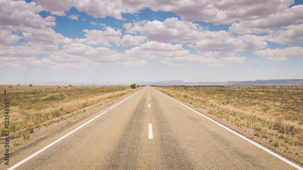 Outback Straße in Australien