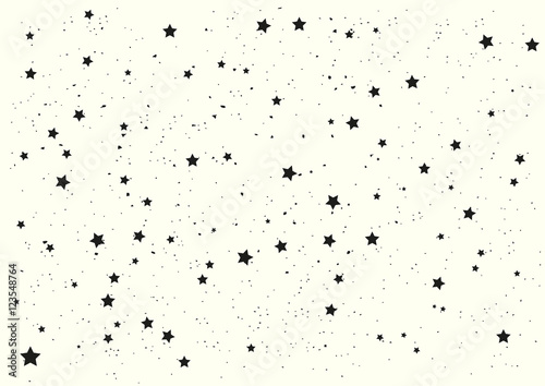 Black stars on white background