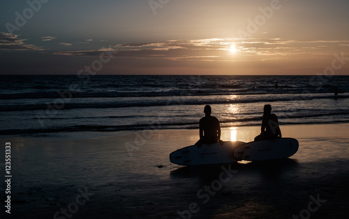 Surfer Sunset © Francisco