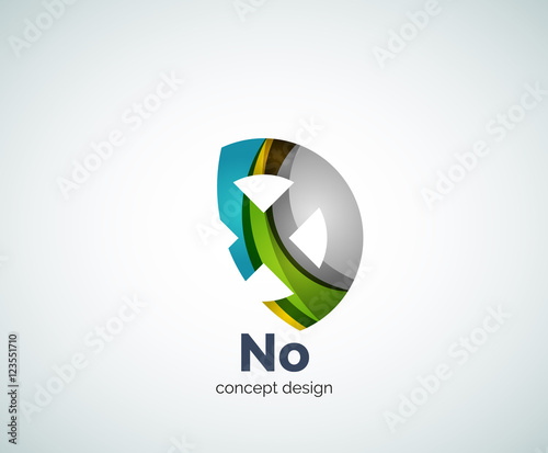 Vector cross logo template photo