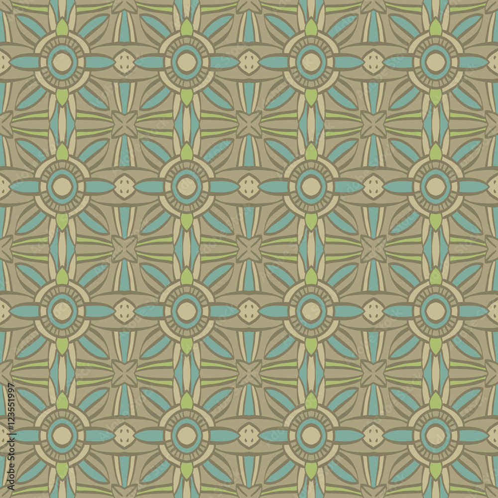 Beige background with seamless pattern. Ideal for printing onto