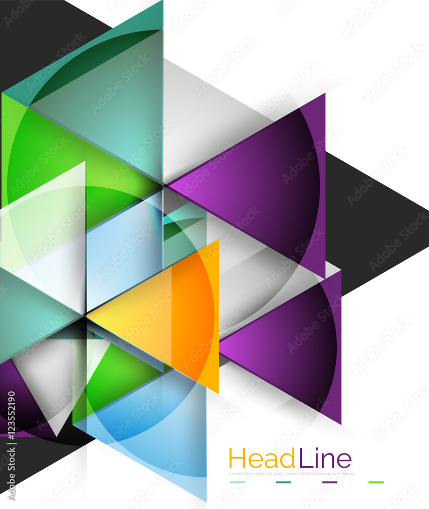 Triangle abstract background Triangle abstract background