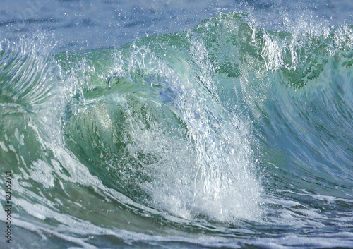 Marine, transparent waves in the coastal zone. © CUTWORLD