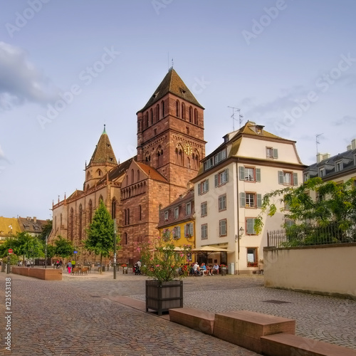 Strassburg Thomaskirche im Elsass - Strasbourg church St. Thomas in Alsace