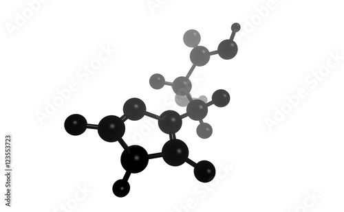 Molecular structure - abstract backgoround photo