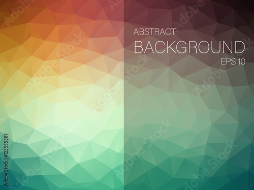 Abstract vector background with triangles.