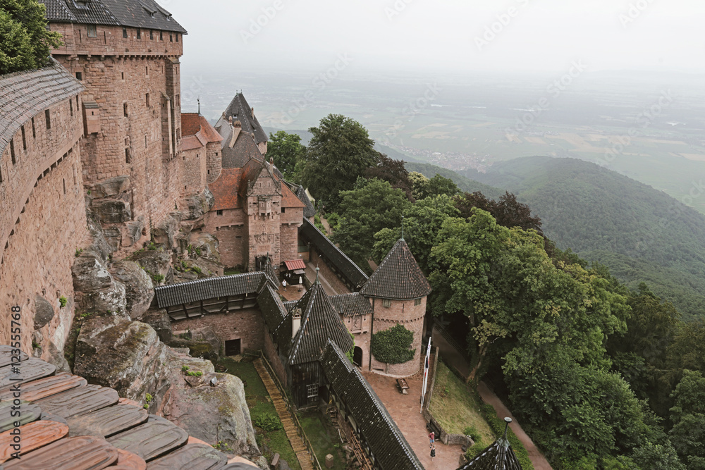 château du Haut-Koenigsboug, Alsace, France