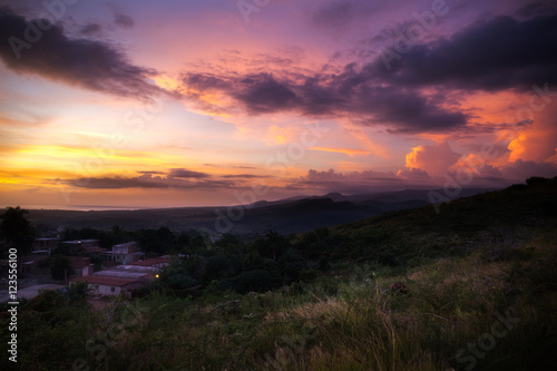 Sonnenuntergang   ber Trinidad