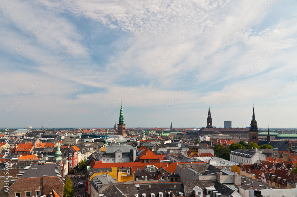 Copenhagen aerial view