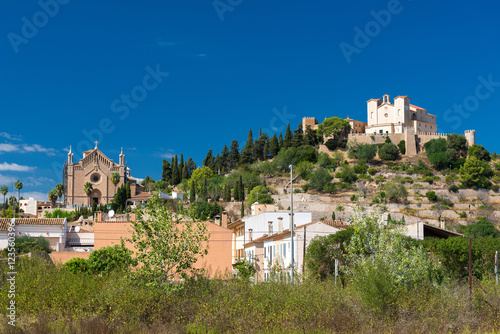 Bild auf Leinwand Artà, Pfarr- und Wallfahrtskirche Santuari de Sant Salvador / Mallorca 3716