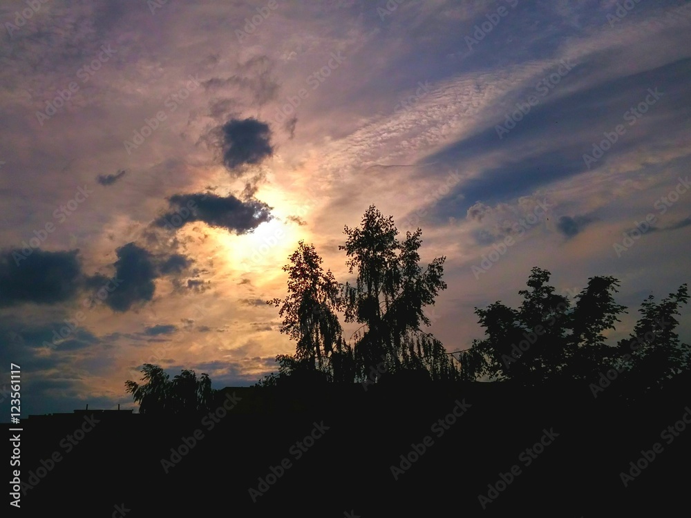 Fototapeta premium Zachód słońca