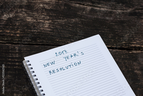 2017. New Year's Resolution