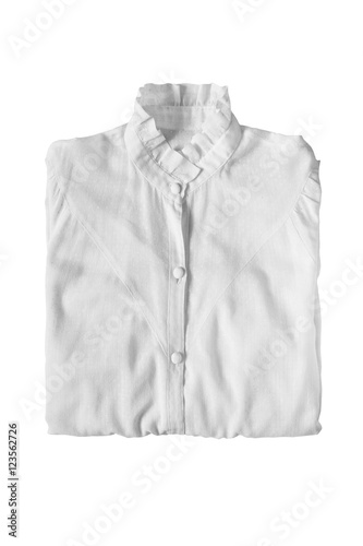 Folded blouse isolated © Tarzhanova