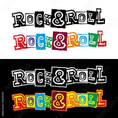 lettering rock and roll