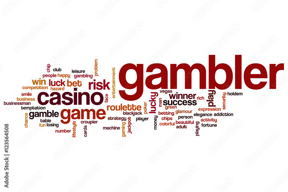 Gambler word cloud Gambler word cloud