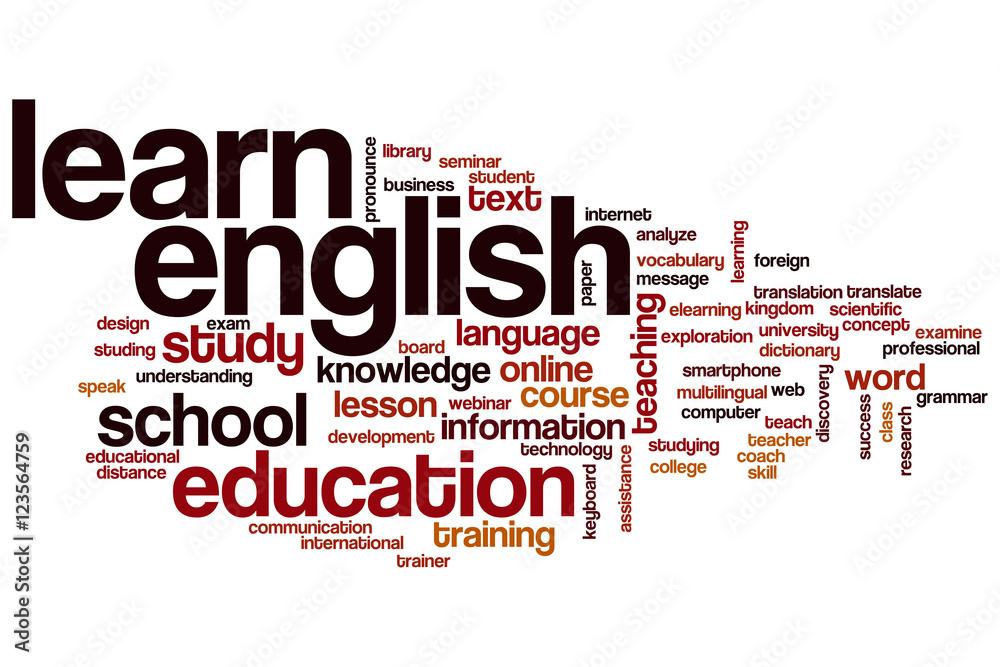 Learn english word cloud Learn english word cloud