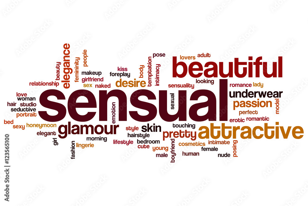 Sensual word cloud Sensual word cloud