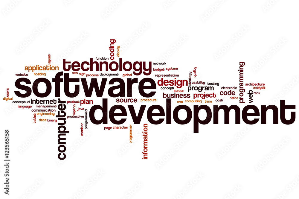 Software development word cloud Software development word cloud