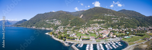 Porto di Gera Lario - Lago di Como - Vista aerea photo