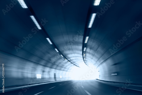 abstract highway road tunnel