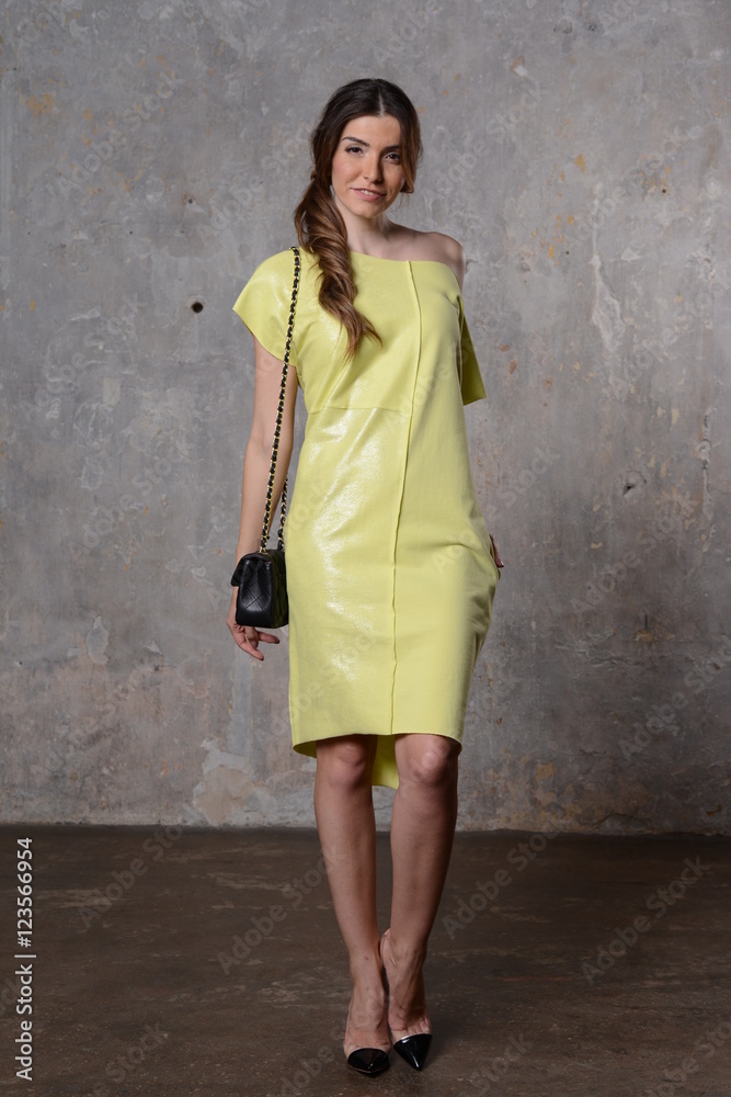 Fototapeta premium Girl in summer dress