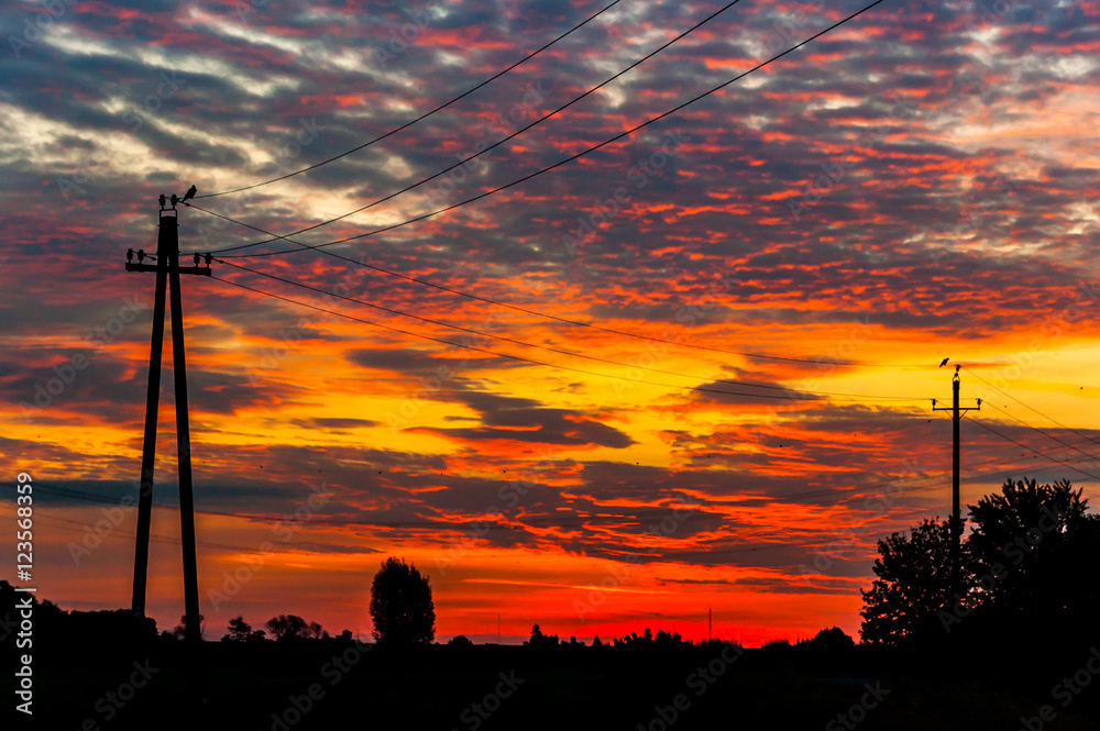 Obraz premium 6974 Zons Sonnenaufgang