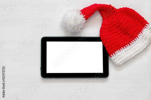 Online christmas holiday shopping concept