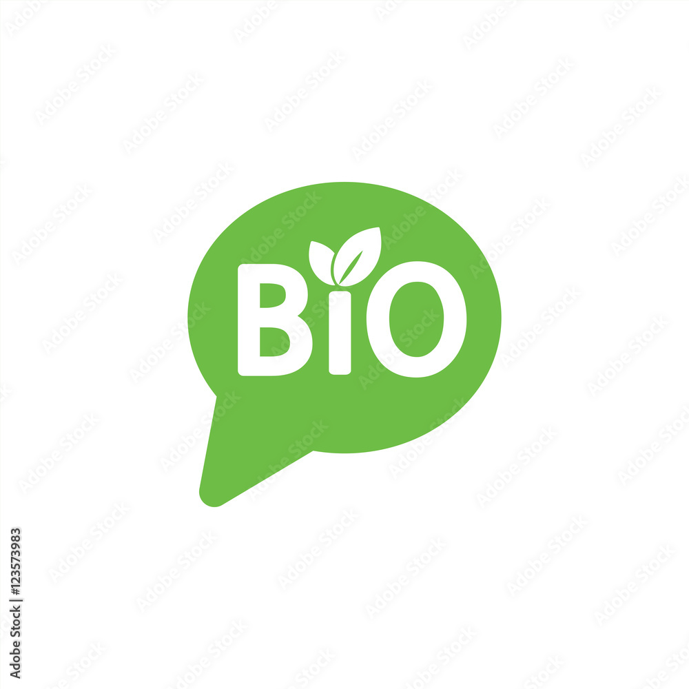 bio sign character emblem label word bubble dialog green simple bio sign character emblem label word bubble dialog green simple